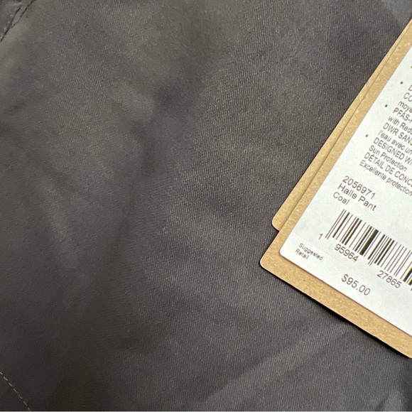 Womens Prana Halle Pants Gray Coal - Picture 3 of 9